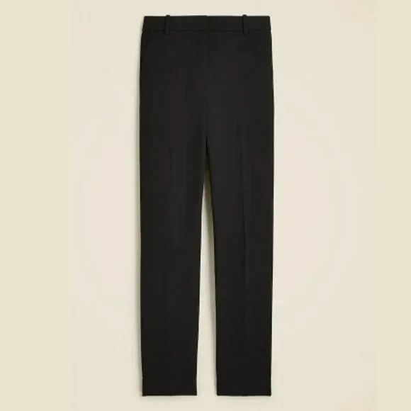 J.Crew Cameron Pant Four-Season Stretch Black Size 0 Slim Trousers - Picture 1 of 7